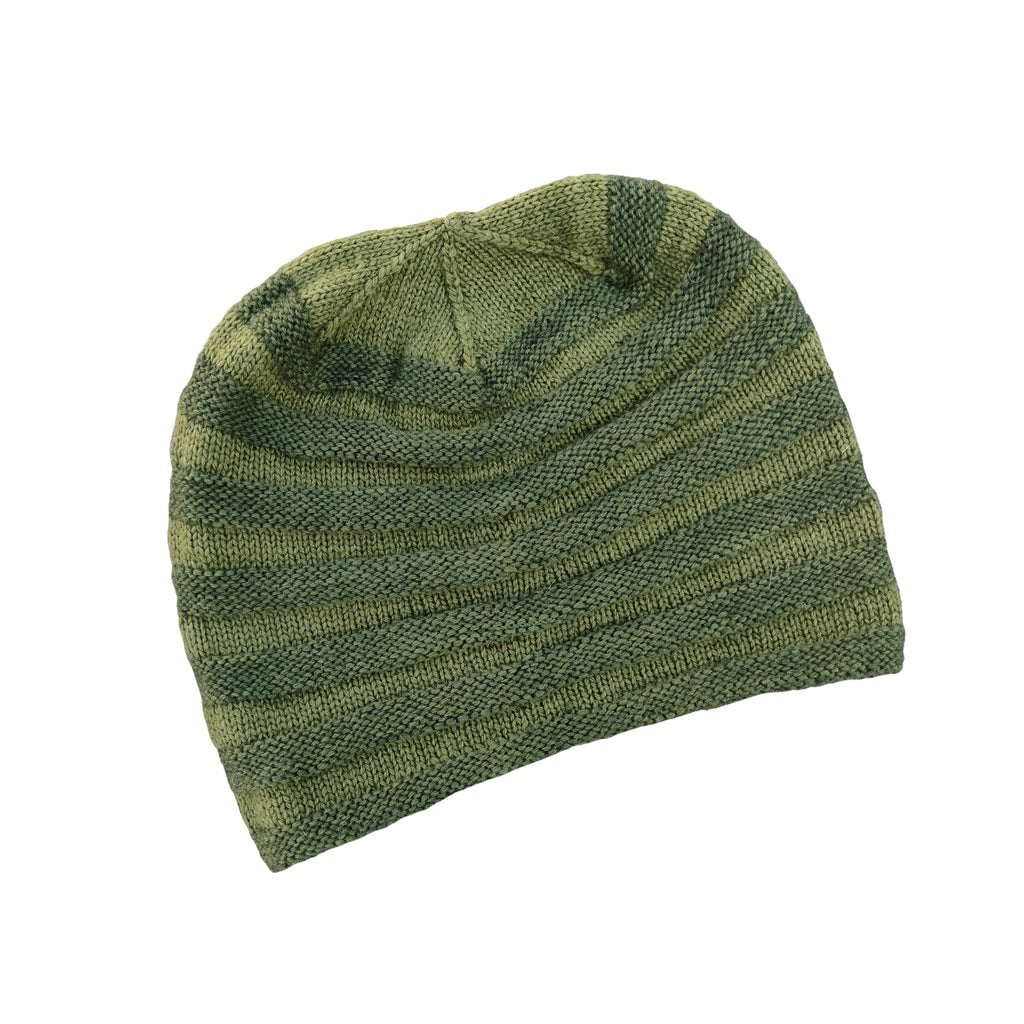 Striped Cap -  Green