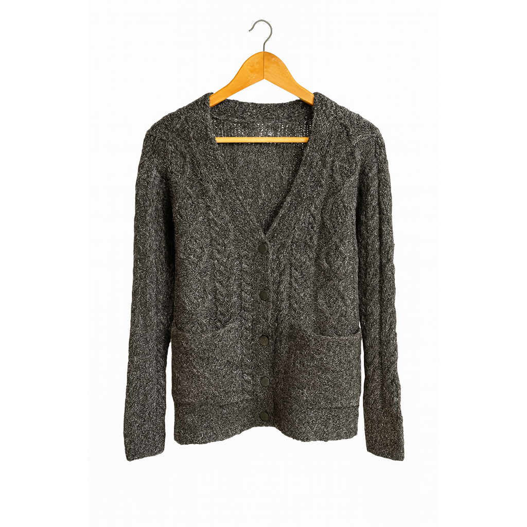 Charcoal Cable Sweater